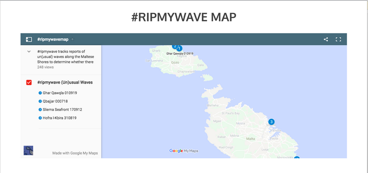 Thel lucky escape of 3 young boys in Gozo triggers #ripmywave initiative
