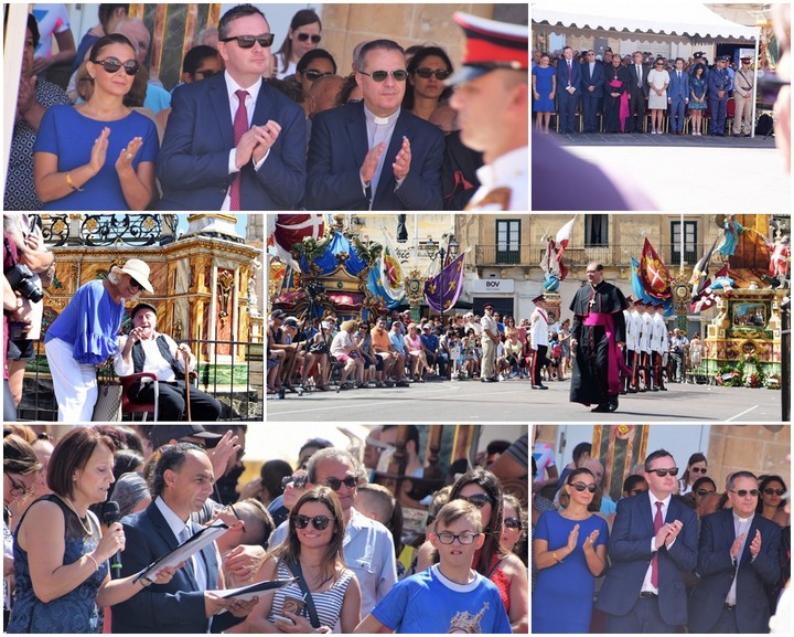Two victories of Malta - 1565 and 1943 commemorated in Xaghra ceremony