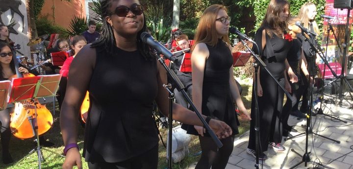 Bromley High School Jazz Orchestra & Choir in Ghajnsielem concert