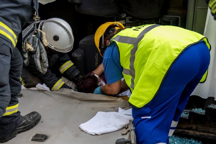 112 emergency response demonstration hailed as a resounding success