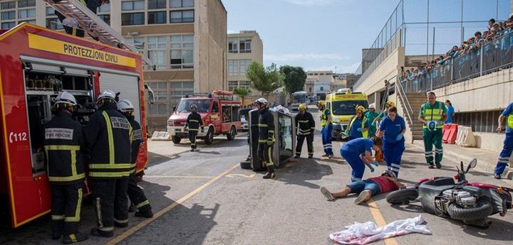 112 emergency response demonstration hailed as a resounding success