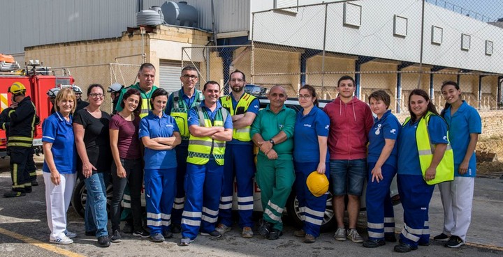 112 emergency response demonstration hailed as a resounding success
