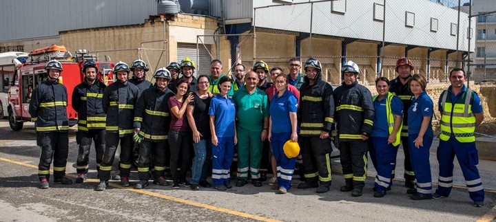 112 emergency response demonstration hailed as a resounding success