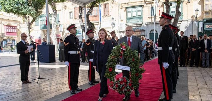 Gozo commemorates Remembrance Day with ceremony in Victoria
