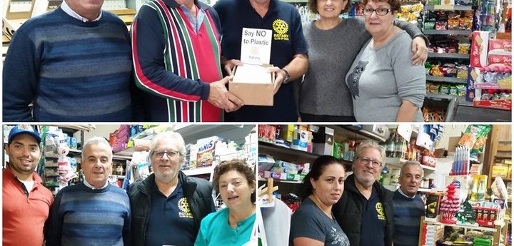 Rotary Club of Gozo helping to reduce plastic bag use