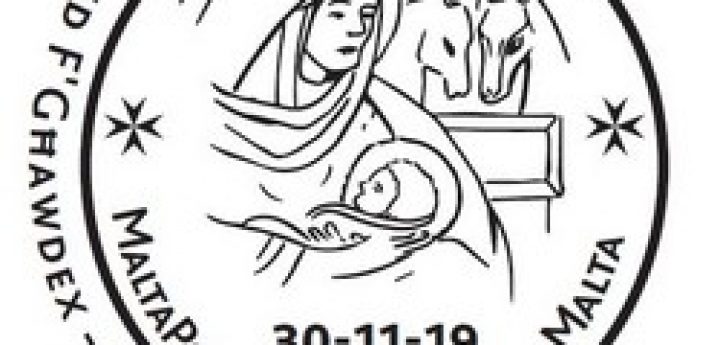 Christmas in Gozo: Special hand stamp at the Nadur Post Office