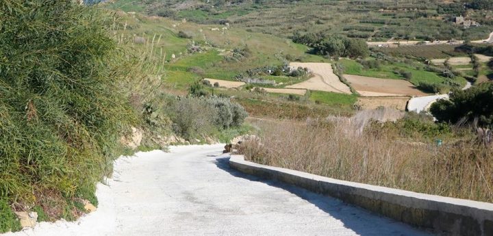 Work on two rural roads completed in Xaghra, Gozo