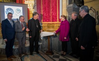 Gozo Cathedral dome trompe l’oeil restoration has its official inauguration Gozo Cathedral dome trompe l’oeil restoration has its official inauguration