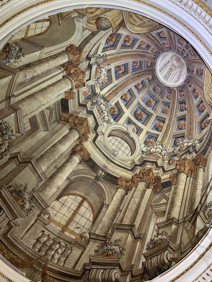 Cathedral Dome - trompe l'oeil restoration inauguration on Saturday