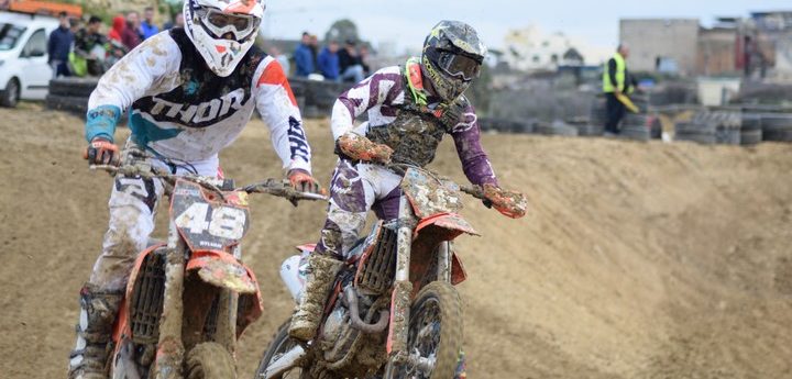 Riders battle muddy conditions in the Gozo Motocross Championship