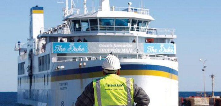 Gozo ferry Ta Pinu out of service for routine maintenance