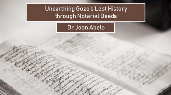 Unearthing Gozo’s lost history through notarial deeds at Il-Hagar Unearthing Gozo’s lost history through notarial deeds at Il-Hagar