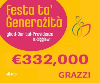 Feast of Generosity underway, with €332,000 raised so far