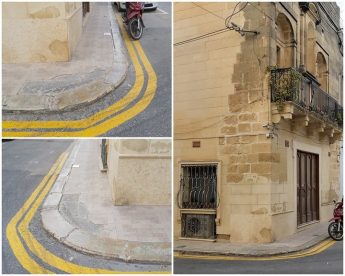 Dangerous, slippery curb stones in Victoria – Anthony Zammit