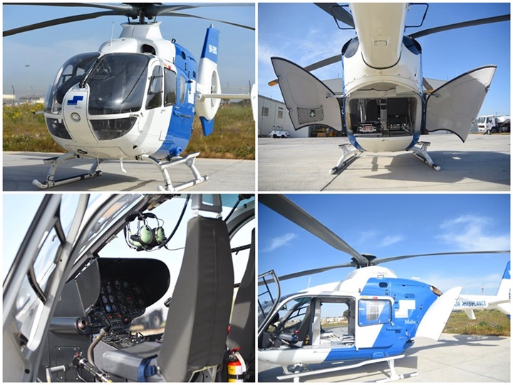 Gozo Hospital preparations for Covid-19 includes EC135 air ambulance