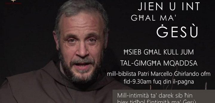 Watch and listen to the thoughts of Fr Marcello Ghirlando OFM for Holy Week