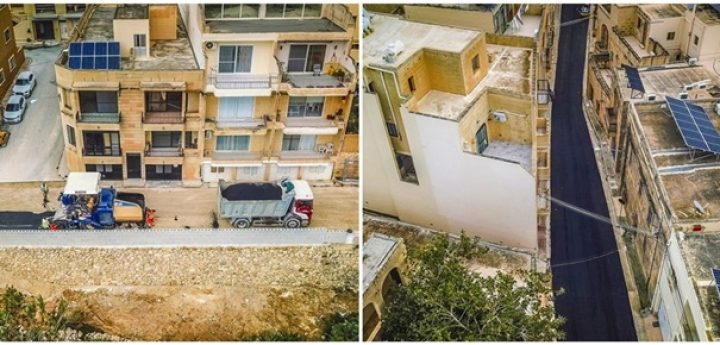 Two roads completed in Xaghra and Nadur at a cost of €500,000