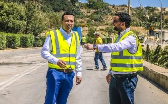 Works underway to repair Triq tal-Qacca in Xaghra