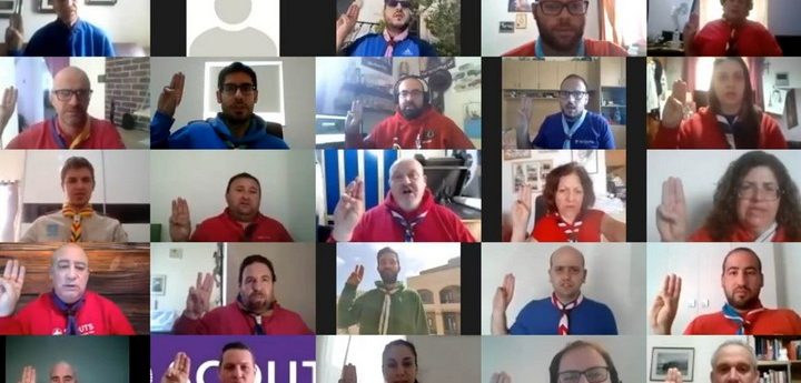Scouts of Gozo and Malta renew the Scout Promise virtually