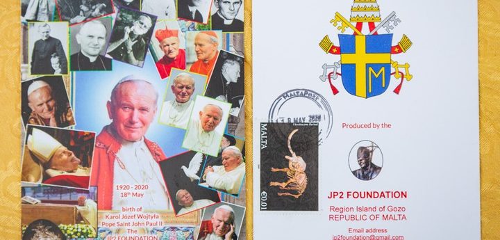 Two first day cards mark the anniversaries of Pope John Paul II