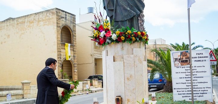 Anniversary marked of Pope Saint John Paul II’s visit to Gozo