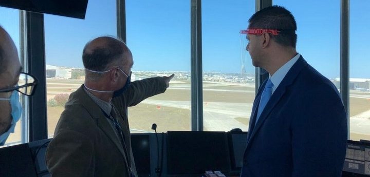 Transport Minister looks behind the scenes at Malta Air Traffic Services