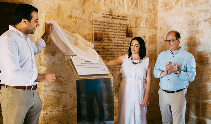 Extensive restoration of the Santa Marija Battery on Comino now complete