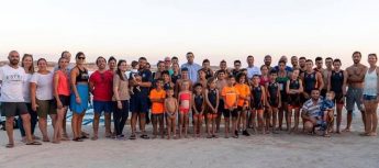 TriGozo team members complete Malta-Comino-Gozo, swim, run, swim