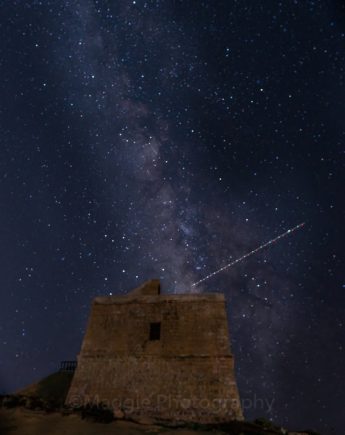 The splendour of the Milky Way on show in the dark skies above Dwejra