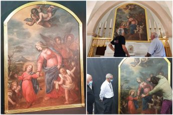 Restoration completed on Comino Chapel titular painting