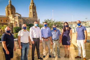 Gozo Minister visits the new Ghajnsielem Dirt Pump Track