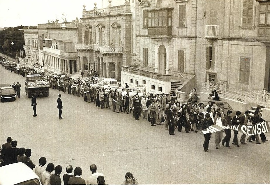 General Protest from Gozitans by Lino DeBono