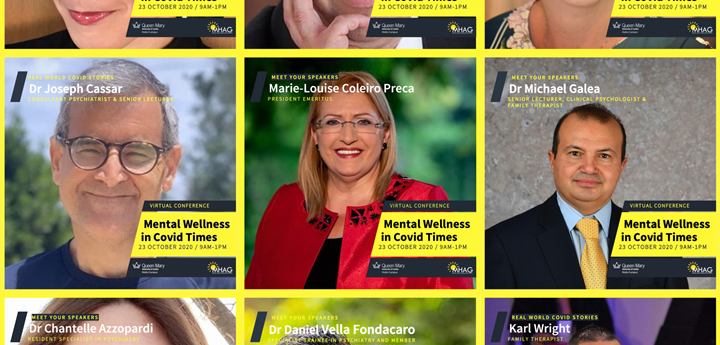 MHAG Gozo inaugural online conference – Mental Wellness in Covid Times