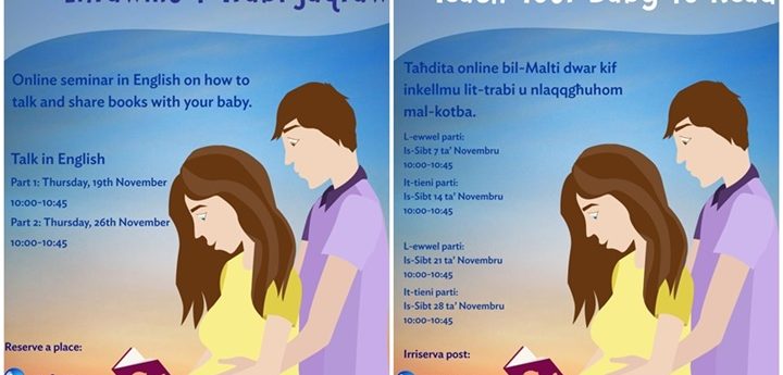 Teach your baby to read – online sessions for families expecting a baby