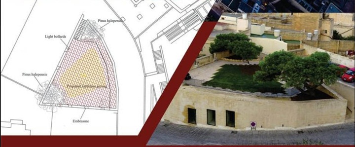 Ravelin undergoes restoration and rehabilitation at Citadel entrance
