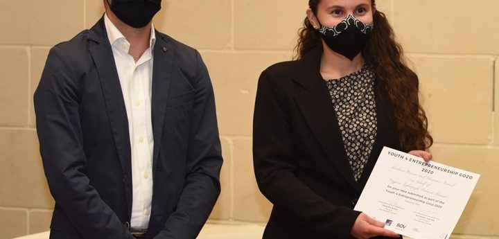 Marthese Cassar and Chrismar Xuereb win Youth 4 Entrepreneurship – Gozo