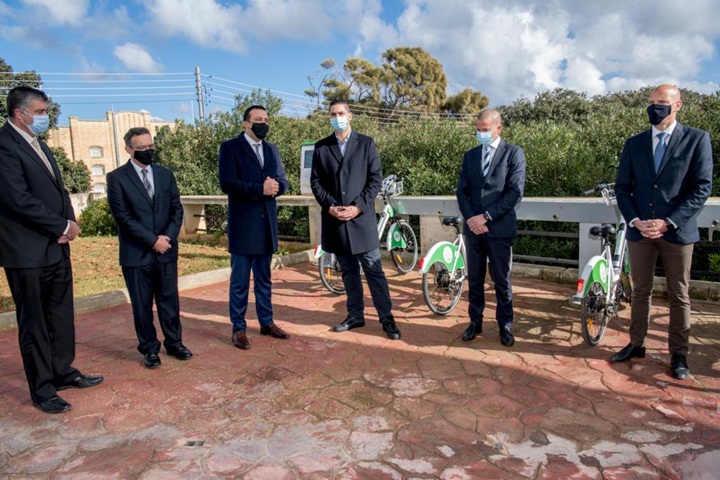 Gozo Tallinja Bike stations launched in Mgarr and Victoria