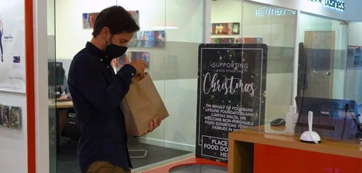 Christmas food collection points launched by HSBC Malta