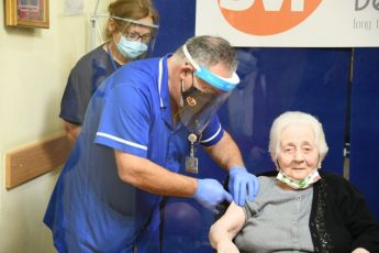 94-year old woman is first elderly person to receive Covid-19 vaccine