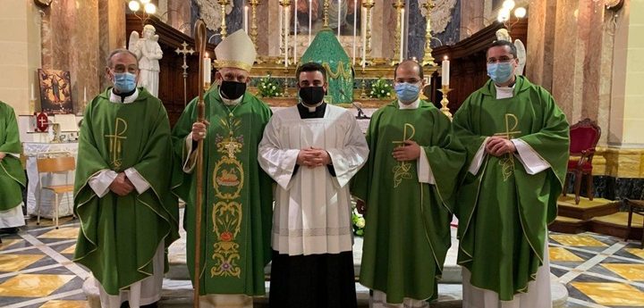 Seminarian Matthew Bajada instituted into Ministry of Lector
