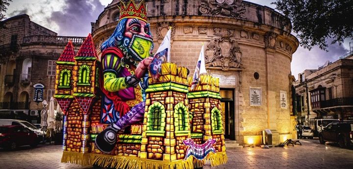 Gozo Visual & Performing Arts School unveils its Carnival Float