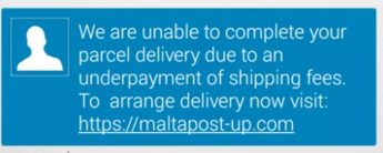 MaltaPost warns of malicious messages being sent via SMS