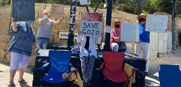 Gozo protest held in response to authorities’ “lack of protection of Gozo’s heritage”