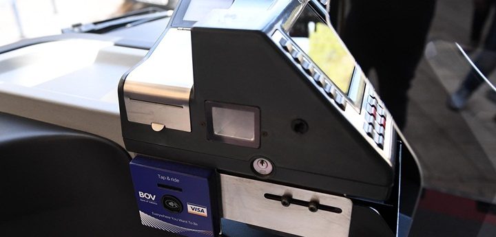 Contactless payments system started on all public transport buses