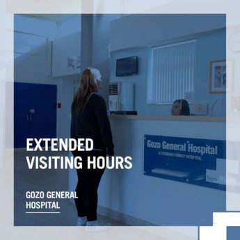 Gozo General Hospital now has new extended visiting hours