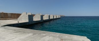 Reconstruction work now completed on the Cirkewwa pier
