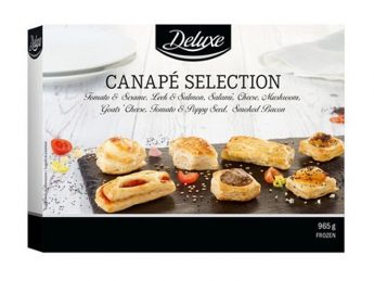 Do not eat Deluxe Canape` Selection due to possible high levels of pesticide