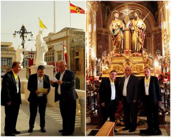 A new knight for the Confraternity of the Knights of St. Peter & St. Paul