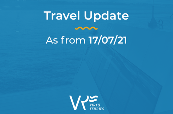 Update - Virtu Ferries issues latest Sicily Covid travel regulations now in effect