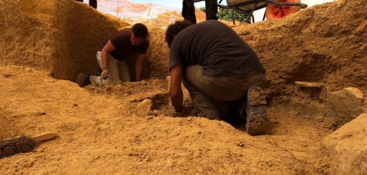 Ancient quarry, possibly Roman period, discovered on site of Victoria school